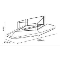 Boston Bioethanol Eco Table Fireplace